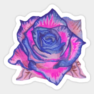 Pink rose flower Sticker